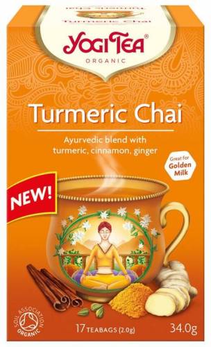 CEAI CU TURMERIC 17pl ECO-BIO - Yogi Tea