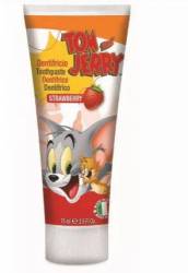 Pasta de dinti cu capsuni,Tom and Jerry, 75ml - Naturaverde