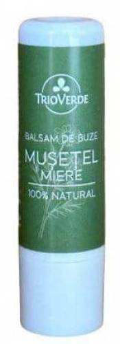 Balsam de buze musetel si miere, 5g - Trio Verde