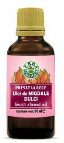 Ulei Migdale Dulci Presat La Rece Uz Intern 50ml - HERBAVIT
