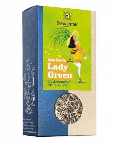 Ceai Verde Lady Green cu Lemongrass, eco-bio, 90gr - Sonnentor