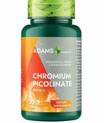 Crom, Chromium Picolinate, 200mcg, 30cps - Adams