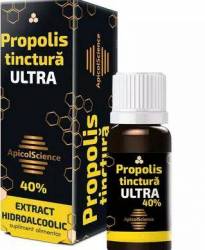 Tinctura de propolis Ultra 40% ApicolScience, 10ml - Dvr Pharm