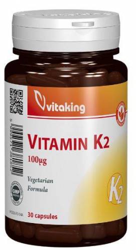 VITAMINA K2, 100MCG, 30 Capsule - VITAKING