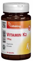 VITAMINA K2, 100MCG, 30 Capsule - VITAKING