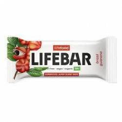 Baton cu nuci braziliene si guarana raw eco-bio 40g - Lifebar Plus