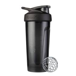 Blender Bottle Shaker Strada Tritan Negru, 800 ml, GNC