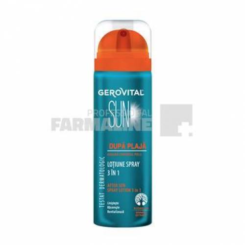 Gerovital Sun Lotiune spray 3 in 1 dupa plaja 150 ml