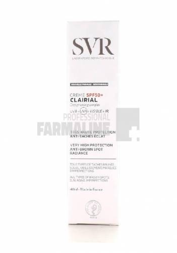 SVR Clairial Crema impotriva petelor brune SPF50+ 40ML