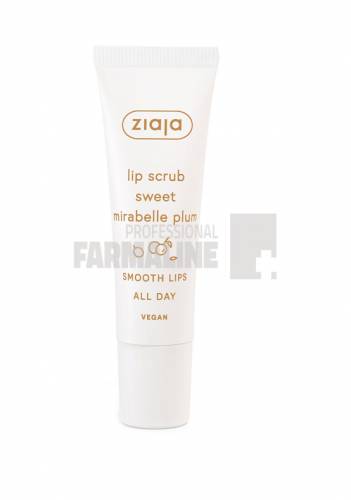 Ziaja Scrub pentru buze cu pruna dulce 12 ml