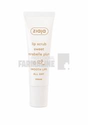 Ziaja Scrub pentru buze cu pruna dulce 12 ml