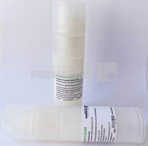 Ser anticearcan cu Hialuronat de sodiu si Cafeina 30 ml