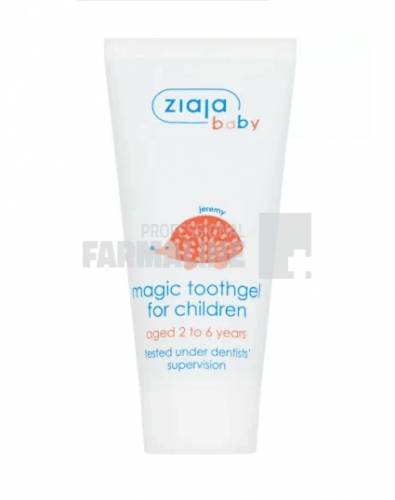 Ziaja Baby Magic Toothgel Pasta de dinti gel 2 - 6 ani 50 ml