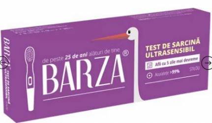 Test de sarcina ULTRASENSIBIL stilou Barza - Barza