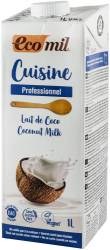 Crema vegetala - tip smantana - pe baza de cocos, 1000ml, eco-bio, Ecomil Cuisine