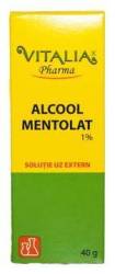 ALCOOL MENTOLAT 1%, 40G - VITALIA PHARMA