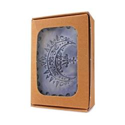 Sapun solid cu carbune activ si arbore de ceai lucrat manual, eco-bio, 100 g, Wooden Spoon
