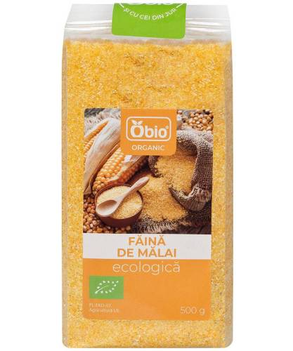 Faina de malai, din porumb NEmodificat genetic, eco-bio 500g Obio