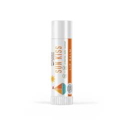Balsam de buze cu protectie solara, Sun Kiss, eco-bio, 4.3 ml, Wooden Spoon