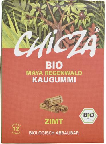 Guma de mestecat cu scortisoara, eco-bio, 30g - Chicza
