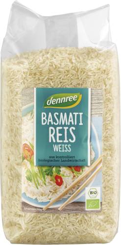 Orez basmati alb, bio 1kg - Dennree