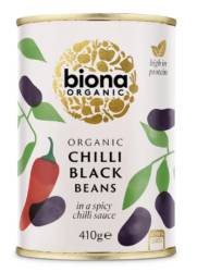 Fasole neagra in sos chilli eco-bio 410g Biona