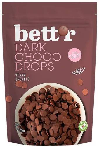 Choco drops Dark, eco-bio, 200g Bettr