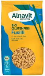 Fusilli din porumb si orez, fara gluten, eco-bio, 500g - Alnavit