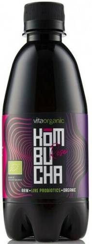 Kombucha cu trandafiri, eco-bio, 330ml - Vita Organic