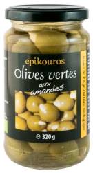 Masline verzi in saramura umplute cu migdale - eco-bio 320g - Epikouros