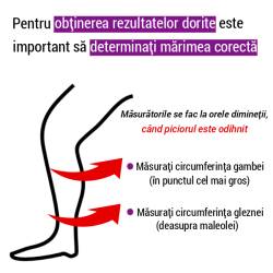 Ciorapi compresivi medicinali pana la coapsa 70 DEN - Negru, M