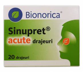 Sinupret acute x 20 drajeuri
