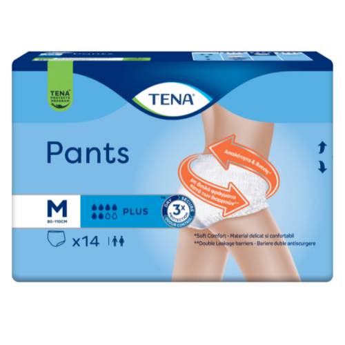 Scutece tip chilot pentru adulti Pants, Plus Large, 14 bucati, Tena-M (14 bucati)