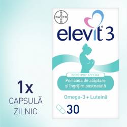 Elevit 3 - 30 capsule moi - multivitamine pentru perioada postnatala si de alaptare