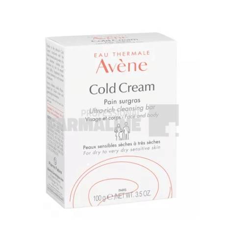 Avene Cold Crem Sapun emolient ten uscat si foarte uscat 100 g