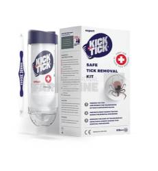 Kick the Tick Set pentru indepartarea capsuselor cu spray pentru inghetare si penseta 9 ml