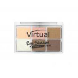 Paleta 6 farduri de pleoape i love it 024 blue cocktail 8.5gr VIRTUAL EYE SHADOW