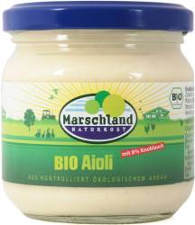 Sos Aioli cu 8% usturoi, eco-bio, 180g - Marschland