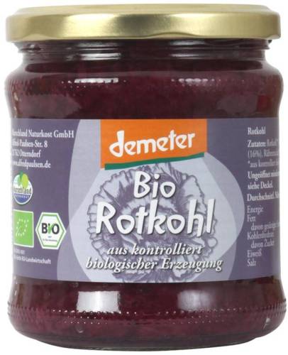 Varza rosie murata, eco-bio, 350g - Marschland Naturkost