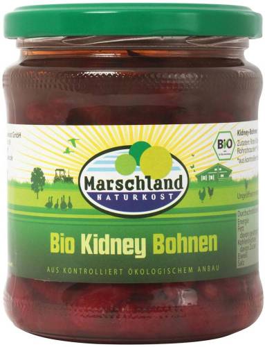 Fasole rosie kidney, eco-bio, 330g - Marschland Naturkost