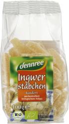 Ghimbir confiat, eco-bio, 100g - Dennree