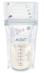 AVENT Pungi stocare lapte 180ml x 25buc SCF603/25