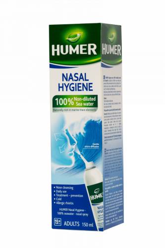 Spray nazal cu apa de mare pentru adulti, 150ml, Humer