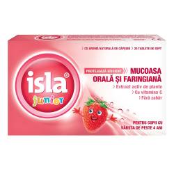 Isla junior capsuni, 20 tablete de supt, Engelhard Arzneimittel