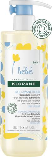 Gel spumant pentru par si corp, 500 ml, Klorane Bebe