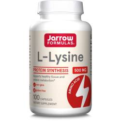 L-Lysine 500mg Jarrow Formulas, 100 capsule, Secom