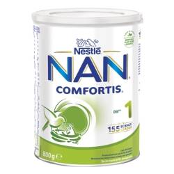 Formula lapte de inceput pentru sugari Nan 1 Comfortis, +0 luni, 800 g, Nestle