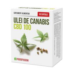Ulei de Canabis CBD 100, 30 capsule, Parapharm
