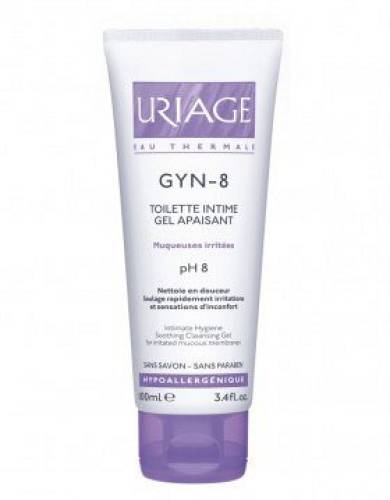 Gel pentru igiena intima cu pH8 GYN-8, 100 ml, Uriage