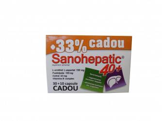 Sanohepatic 40+, 30 capsule, Zdrovit